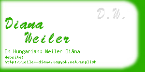 diana weiler business card